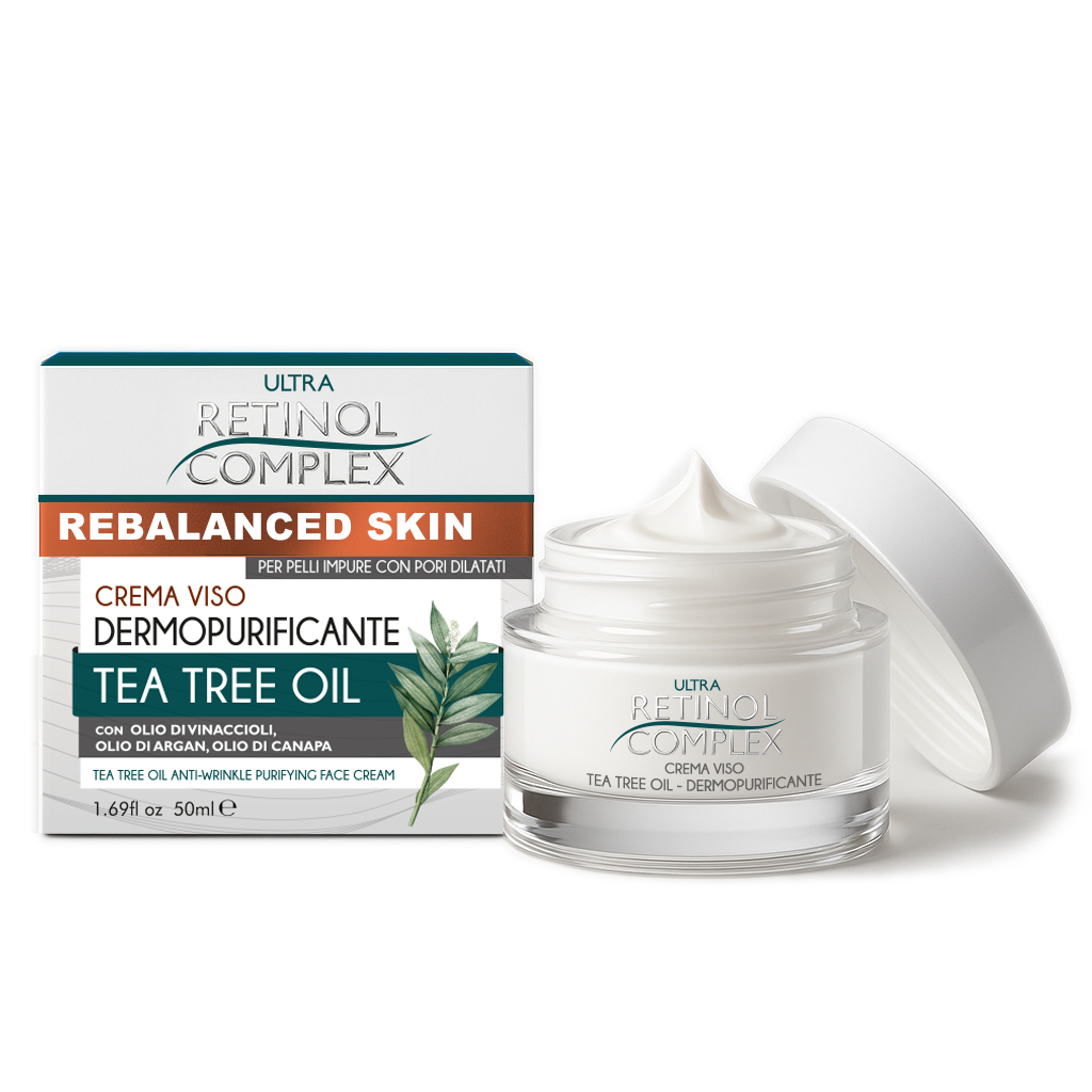 Crema viso Tea Tree Oil 50 ml Retinol Complex