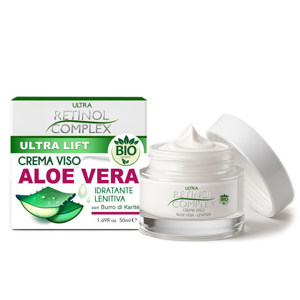Crema viso bio all’aloe vera Retinol Complex 50 ml