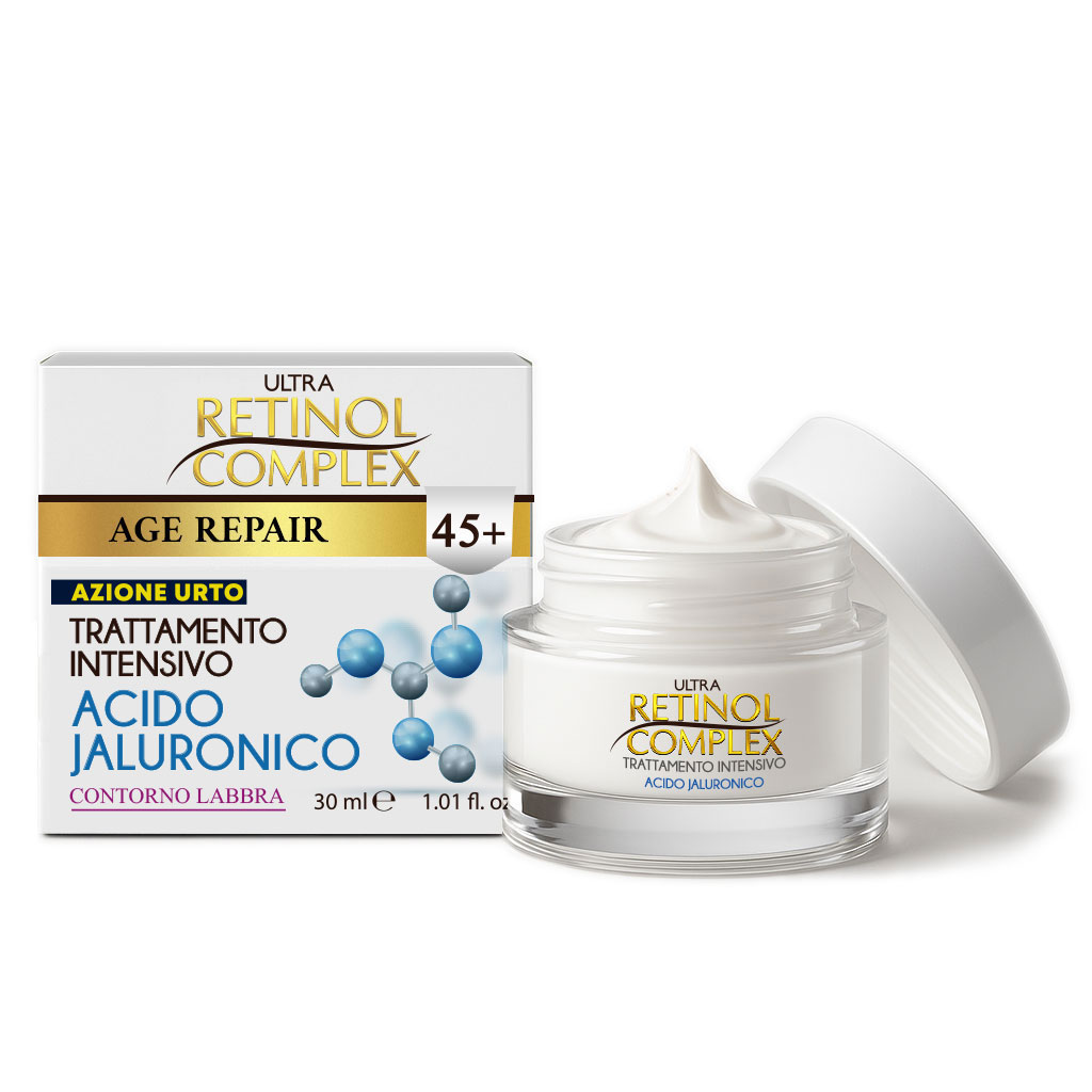 Trattamento intensivo contorno labbra acido jaluronico azione urto 30 ml Retinol Complex