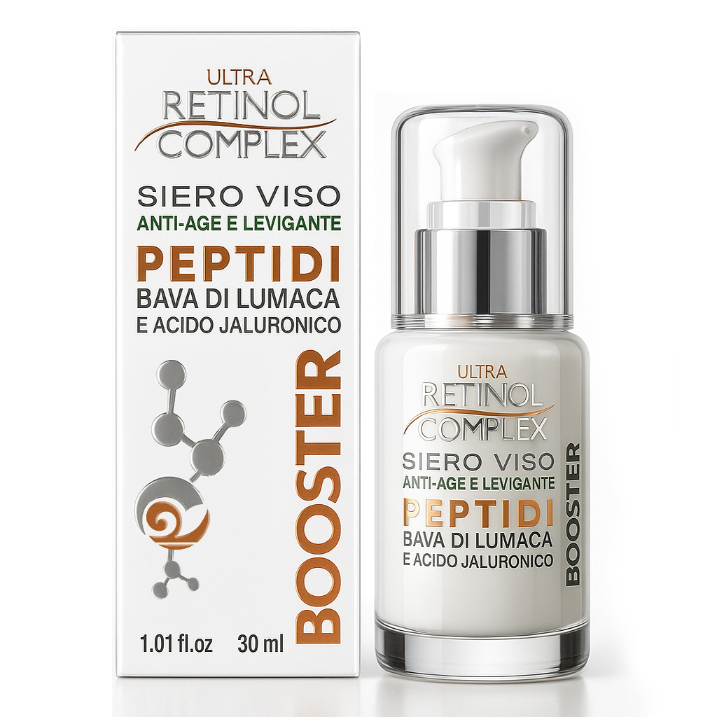 Siero booster peptidi e bava di lumaca 30 ml Retinol Complex Siero booster peptidi e bava di lumaca 30 ml Retinol Complex