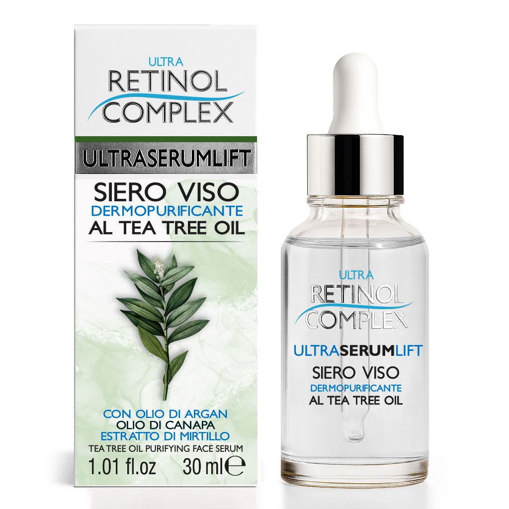 Siero viso tea tree oil 30 ml Retinol Complex Siero viso tea tree oil 30 ml Retinol Complex