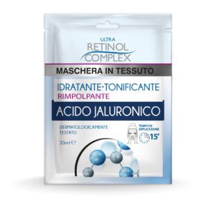 Maschera viso in tessuto con acido jaluronico 25 ml Retinol Complex