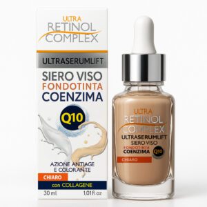 Siero fondotinta Coenzima Q10 chiaro 30 ml Retinol Complex
