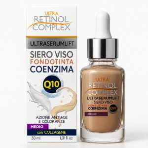 Siero fondotinta coenzima Q10 medio 30 ml Retinol Complex