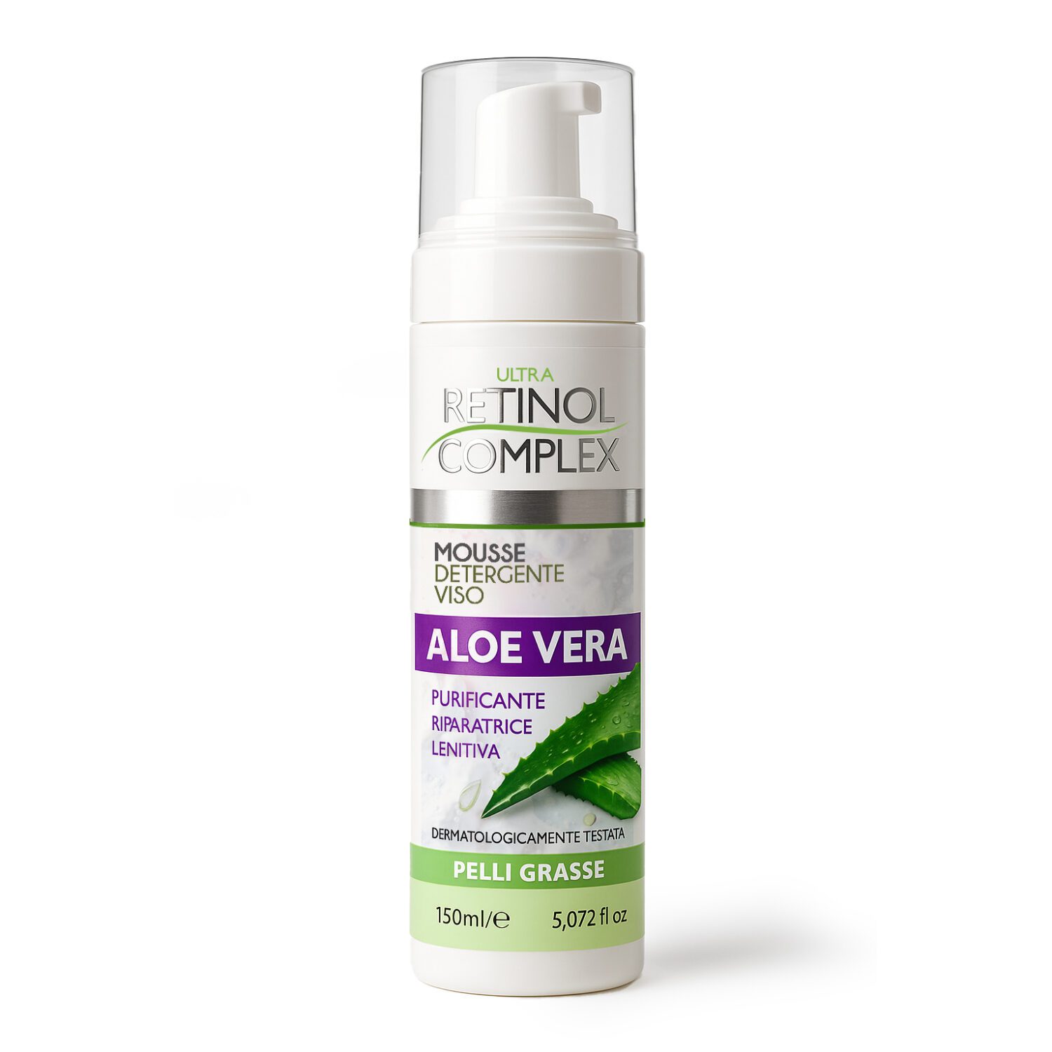 Mousse detergente Aloe Vera 150 ml Retinol Complex Mousse detergente Aloe Vera 150 ml Retinol Complex
