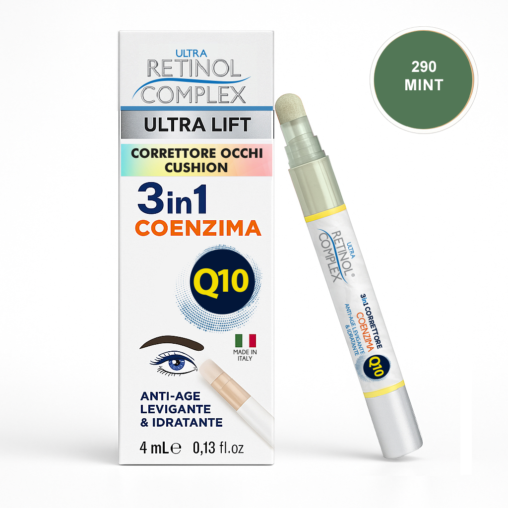 Correttore cushion con coenzima Q10 colore mint Retinol Complex