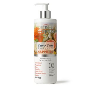 Crema corpo profumata Sapphire 250 ml Retinol Complex