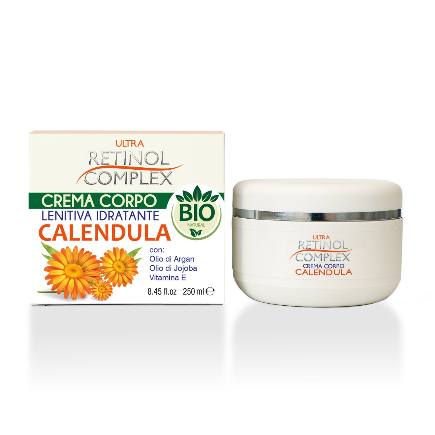 Crema corpo Calendula Bio 250 ml Retinol Complex Crema corpo Calendula Bio 250 ml Retinol Complex