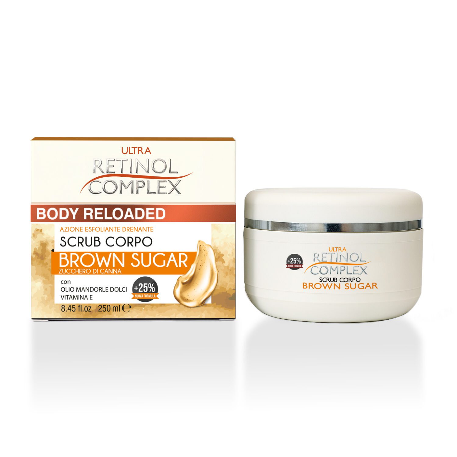 Scrub corpo brown sugar 250 ml Retinol Complex