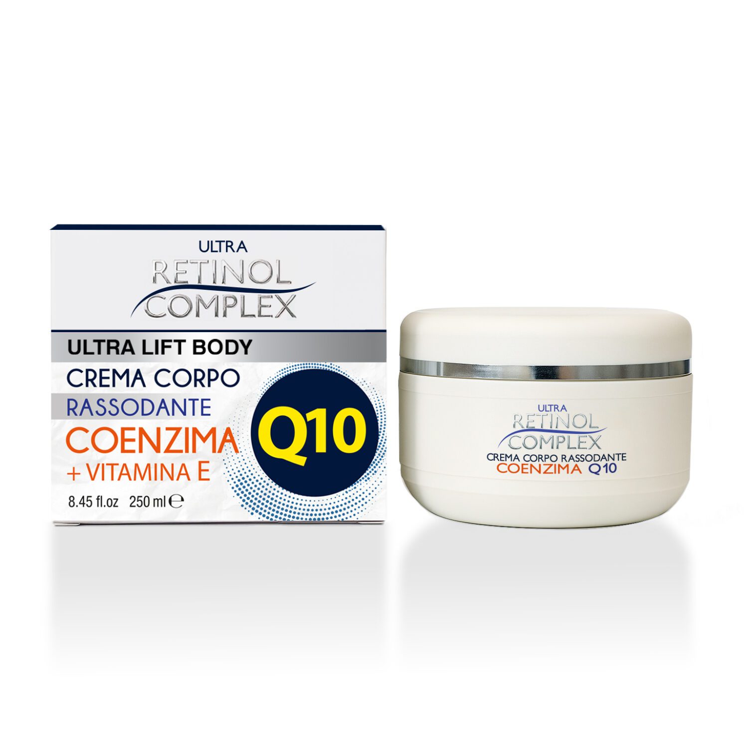 Crema corpo con Coenzima Q10 250 ml Retinol Complex