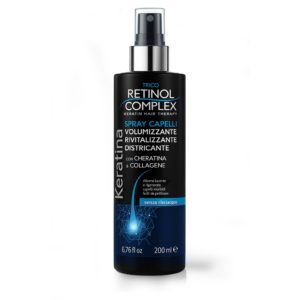 Spray capelli con cheratina e collagene districante 200 ml Retinol Complex