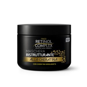 Maschera ristrutturante alla cheratina 500 ml Retinol Complex
