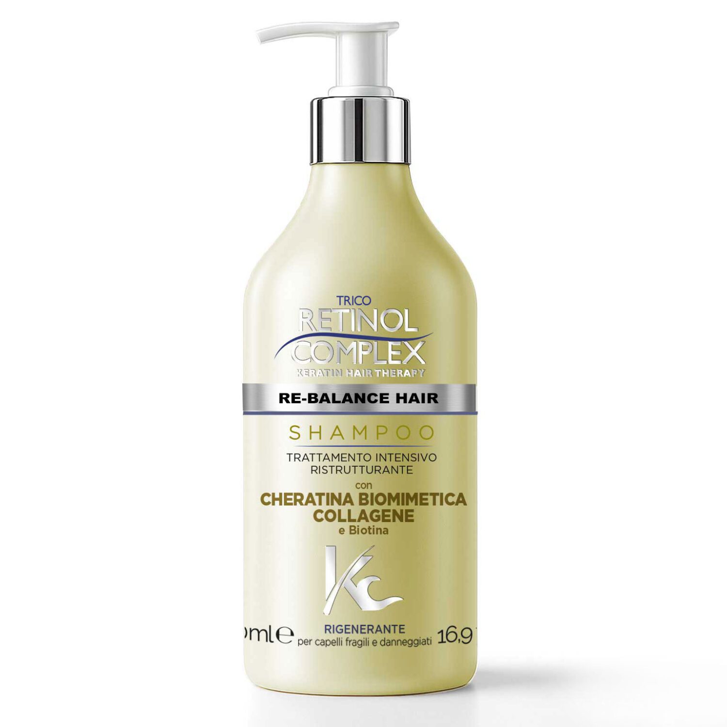 Linea Cheratina shampoo con cheratina biomimetica 500 ml Retinol Complex