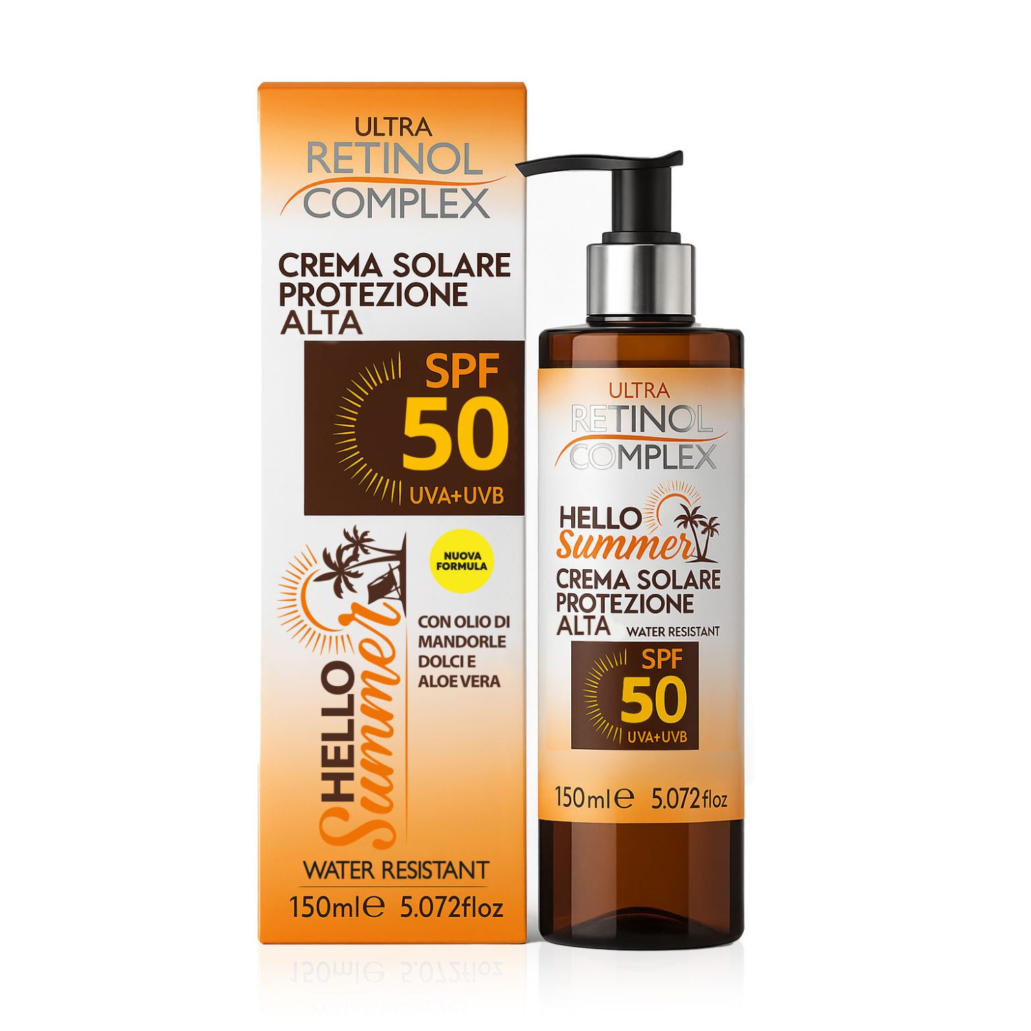 Crema solare SPF 50 150 ml Retinol Complex