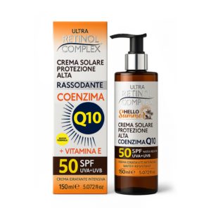 Crema solare Coenzima Q10 SPF 50 150 ml Retinol Complex