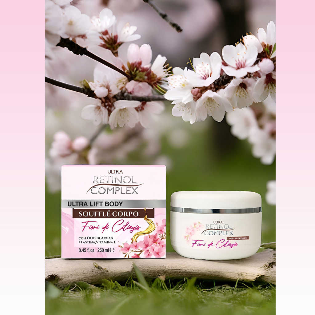 crema corpo souffle con fiori di ciliegio