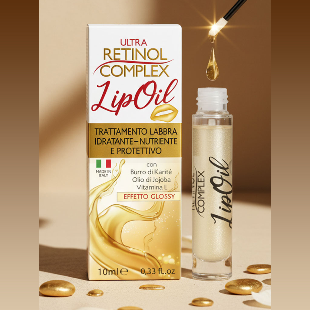 foto lip oil ambientata