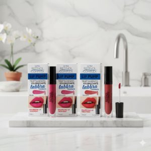 lip pump colorati foto ambientata