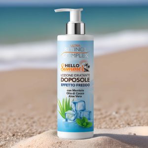 lozione doposole foto ambientata