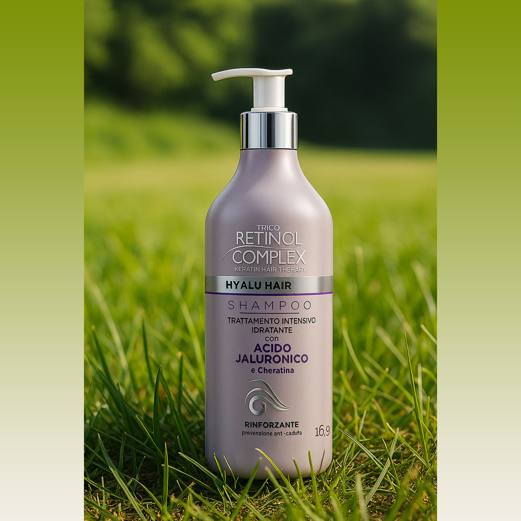 shampoo acido ialuronico foto ambientata