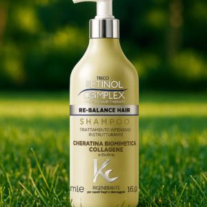 shampoo con cheratina biomimetica