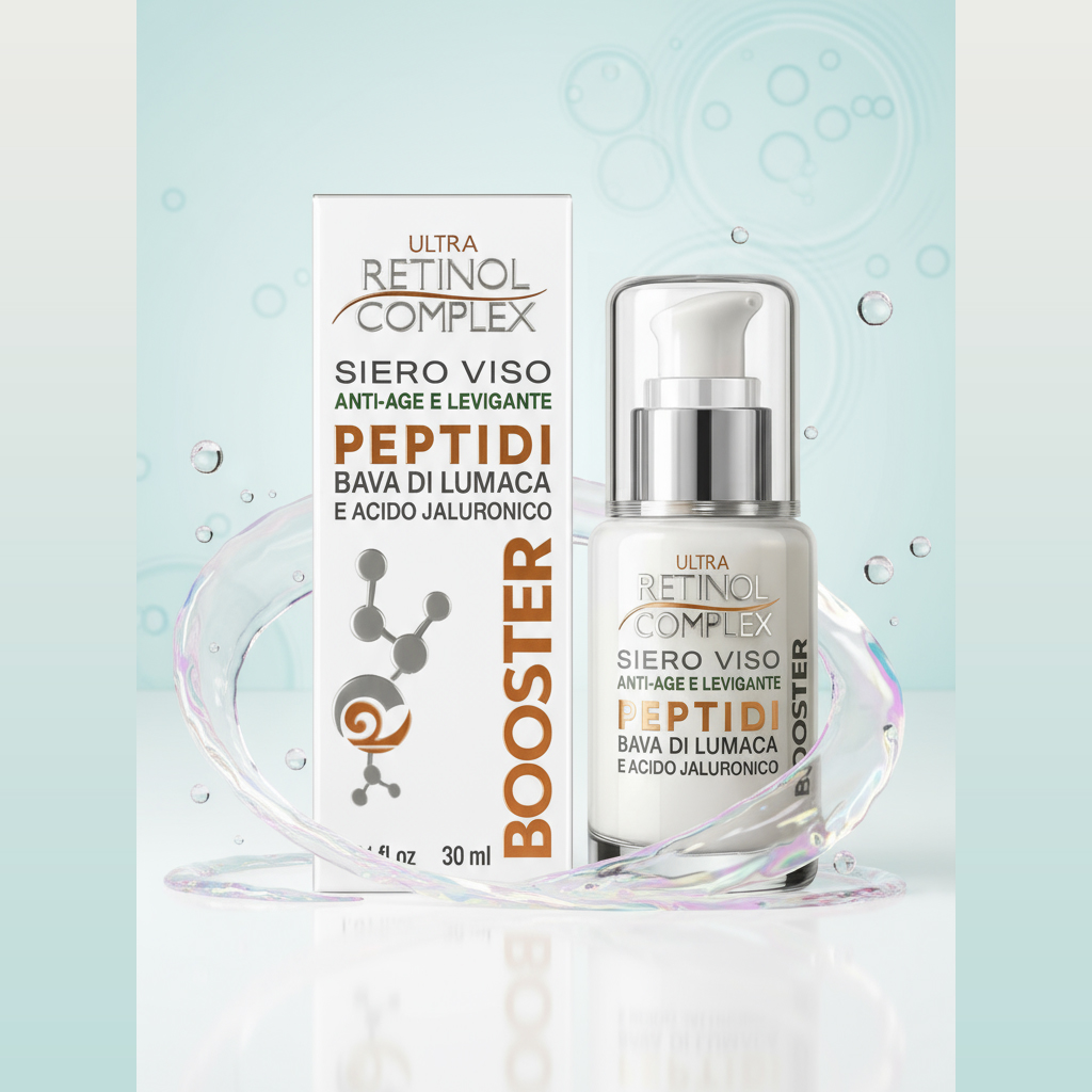 siero booster peptidi e bava di lumaca ambientata