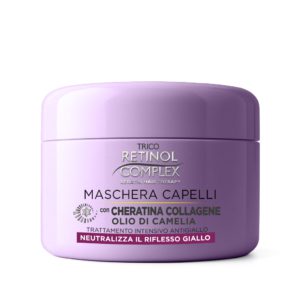 Maschera antigiallo Retinol Complex per capelli biondi e grigi 300 ml