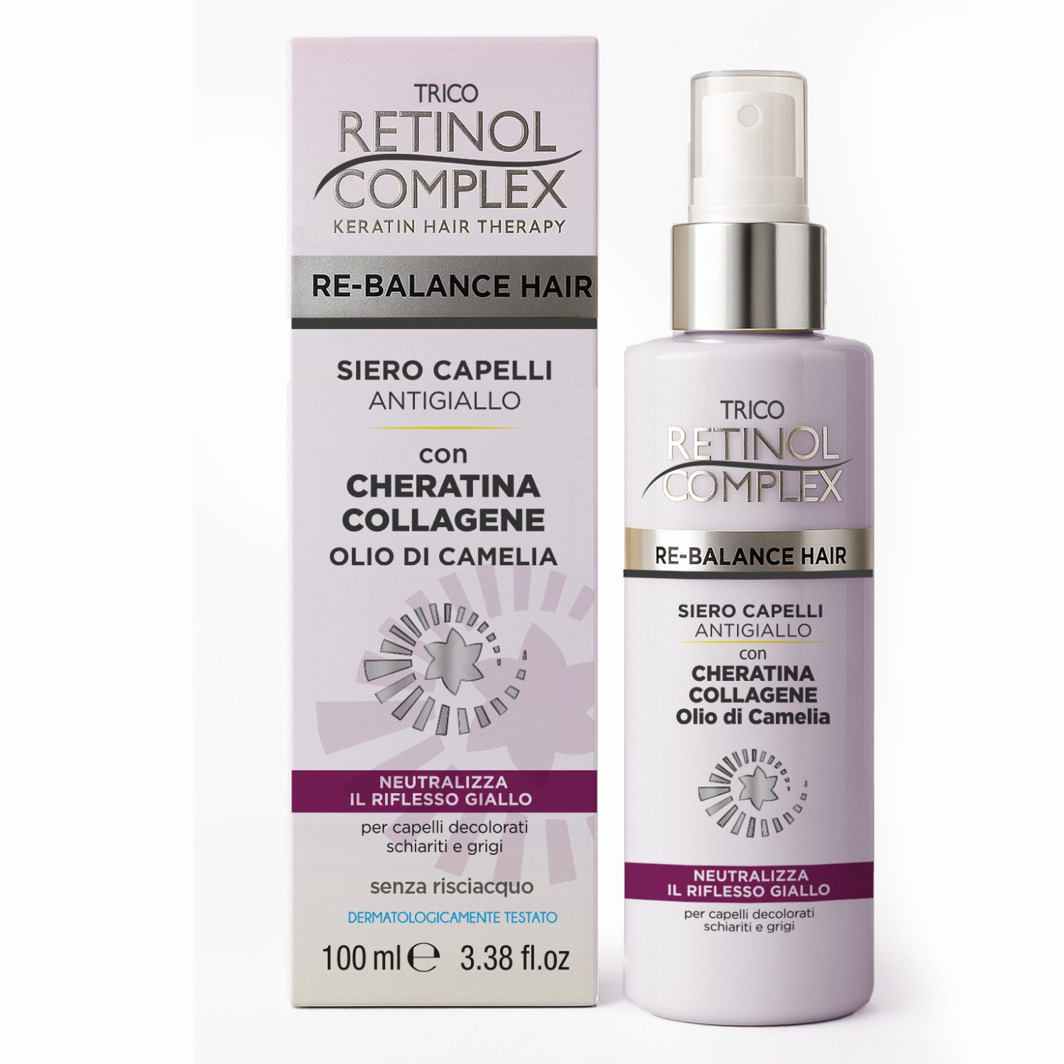 Siero capelli anti giallo 100ml retinolcomplex Siero capelli anti giallo 100ml retinolcomplex