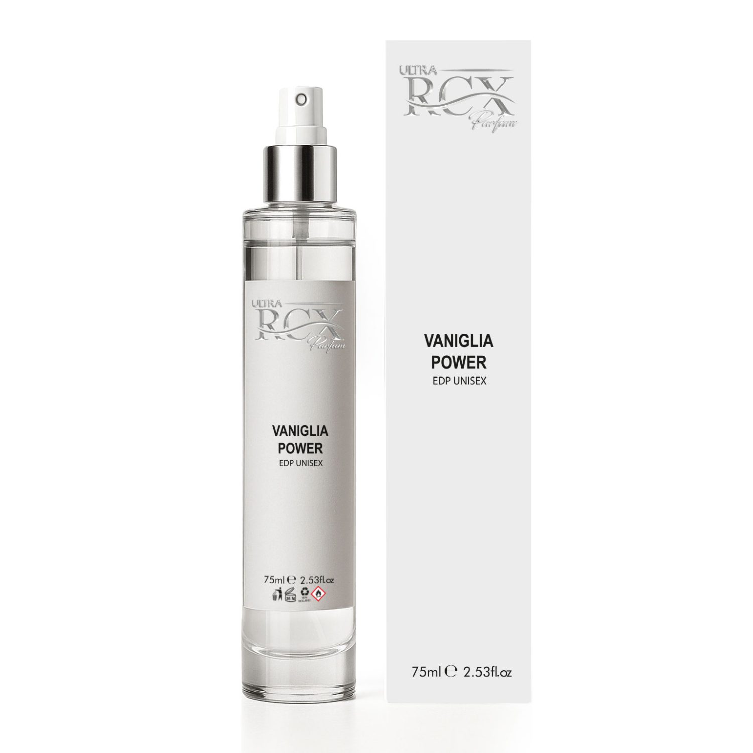 Vaniglia Power profumo corpo EDP unisex con vaniglia talcata