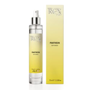 Pantheon profumo corpo EDP unisex con note legnose e cremose