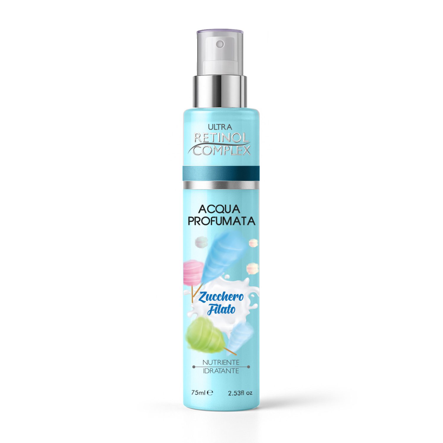 Acqua profumata corpo Zucchero Filato 75ml Acqua profumata corpo Zucchero Filato 75ml