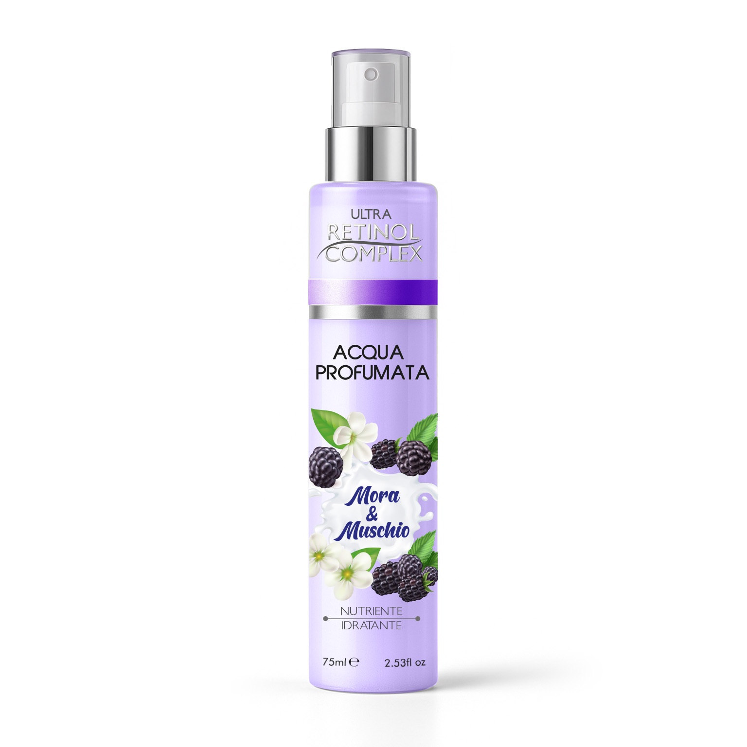 Acqua profumata corpo Mora e Muschio 75ml
