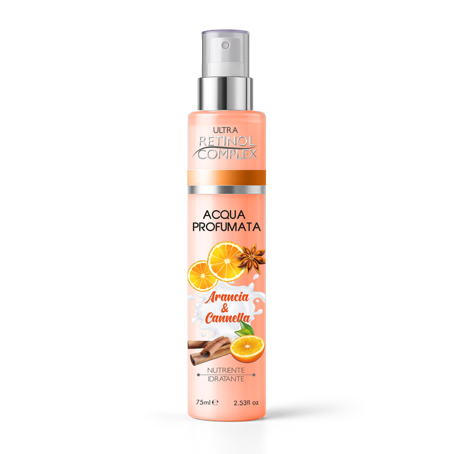 Acqua profumata corpo Arancia e Cannella 75ml