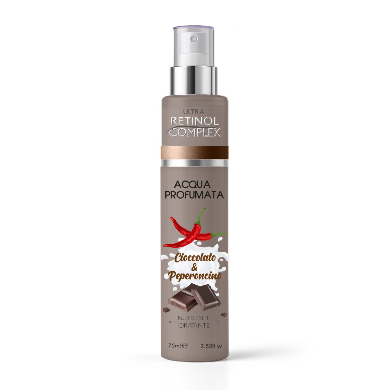 Acqua profumata corpo Cioccolato e Peperoncino 75ml