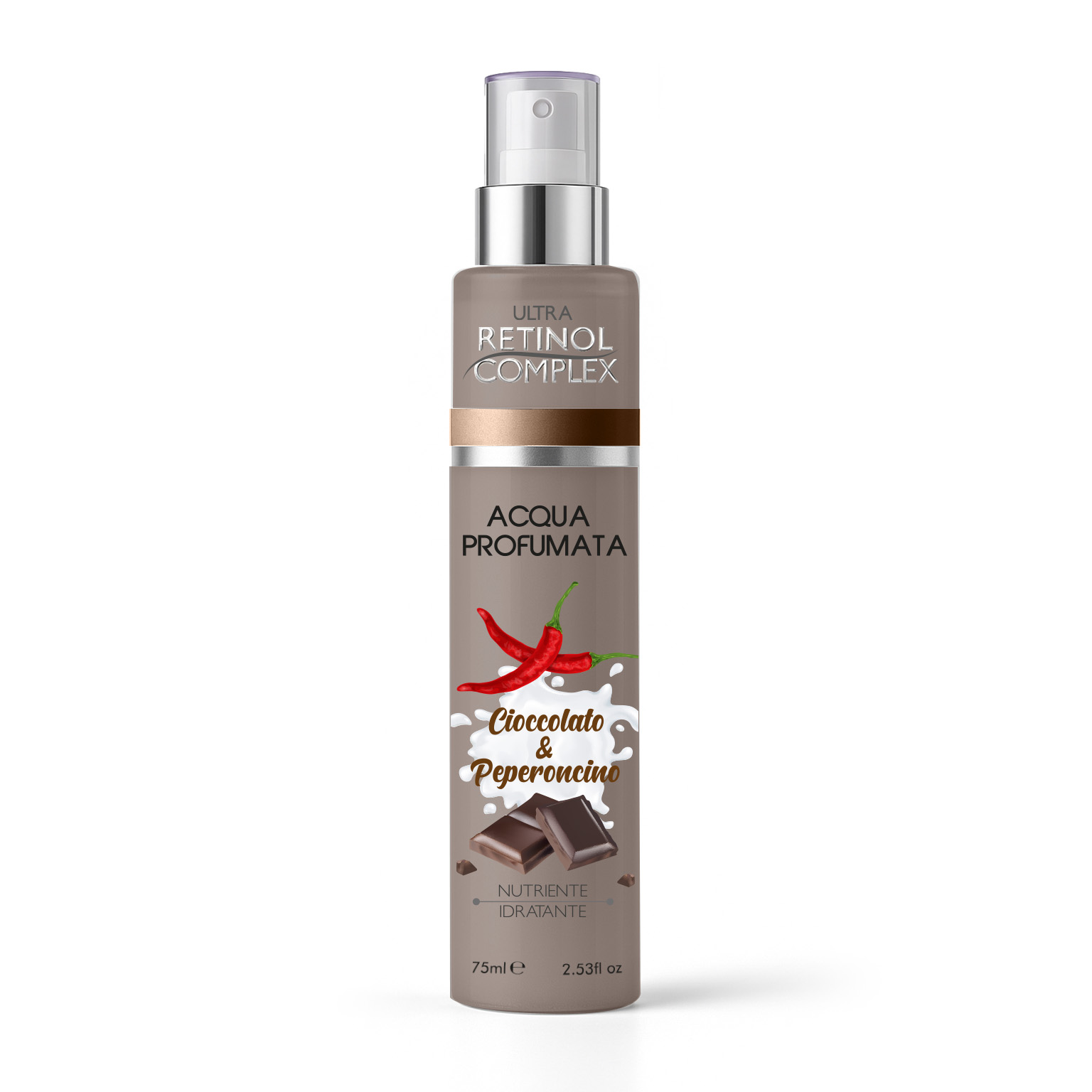 Acqua profumata corpo Cioccolato e Peperoncino 75ml