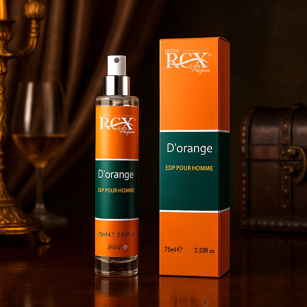 profumo d'orange foto ambientata