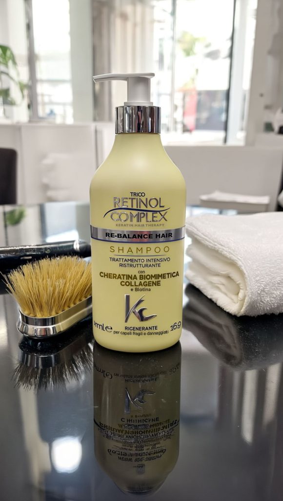 shampoo ristrutturante trattamento cheratina biomimetica e collagene