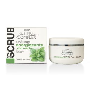 scrub corpo menta retinol complex 250ml esfoliante rinfrescante