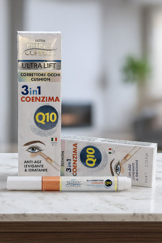 correttori sul tavolo con astuccio cushion