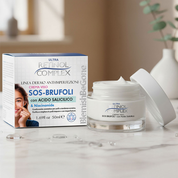 SOS brufoli linea anti imperfezioni viso