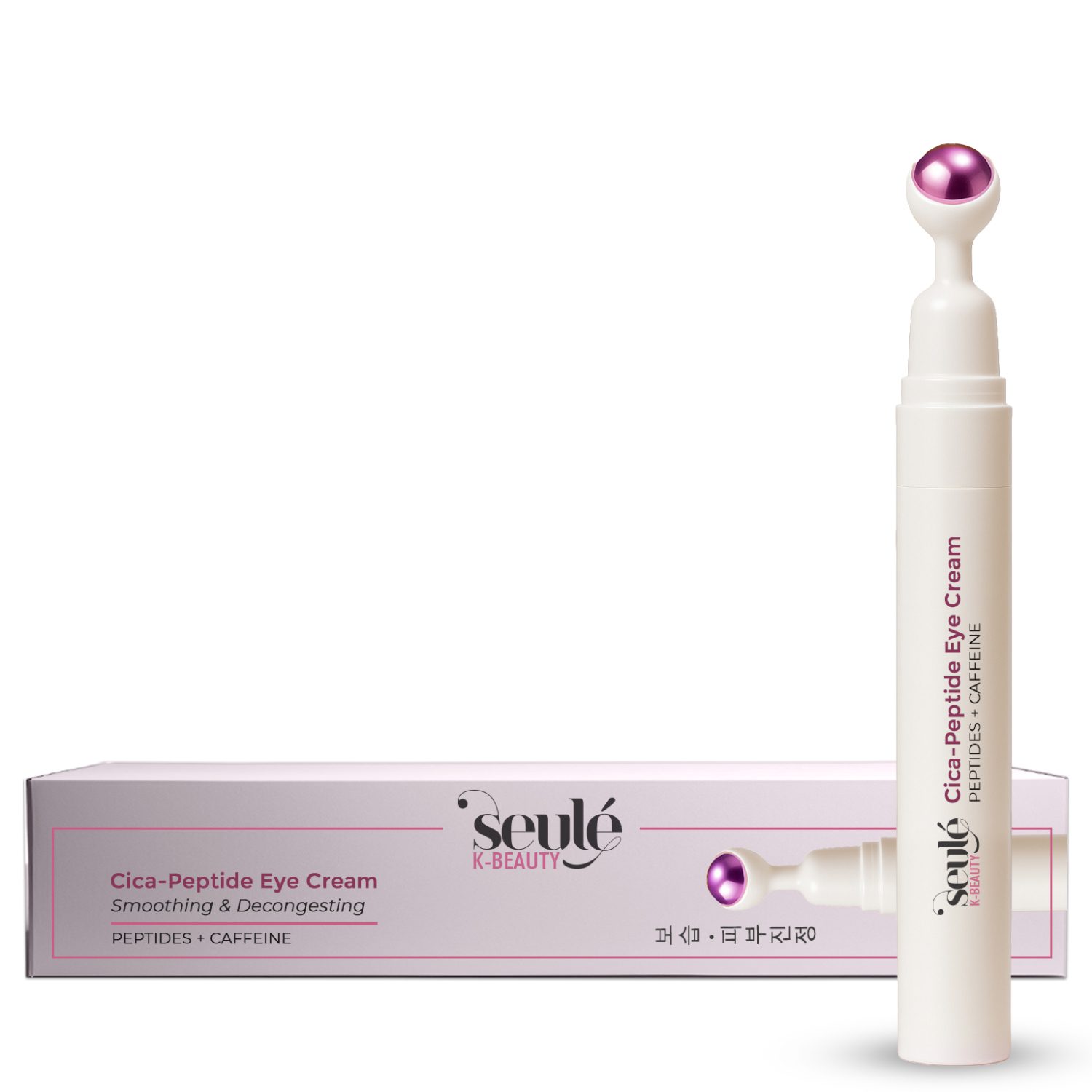 Roll-On Contorno Occhi con Peptidi e Caffeina - Seulé K-Beauty Roll-On Contorno Occhi con Peptidi e Caffeina in applicatore a sfera metallica - Seulé K-Beauty