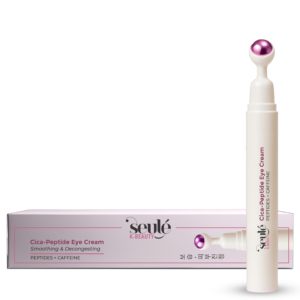 Roll-On Contorno Occhi con Peptidi e Caffeina in applicatore a sfera metallica - Seulé K-Beauty